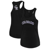 Colorado Rockies Soft as a Grape Women's Plus Size Swing for the Fences Racerback Tank Top - MLB Tanks