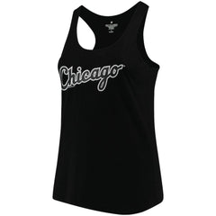 Chicago White Sox Soft as a Grape Women's Plus Size Swing for the Fences Racerback Tank Top - MLB Tanks