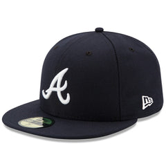 Atlanta Braves New Era Road Authentic Collection On-Field 59FIFTY Fitted Hat - MLB Hats