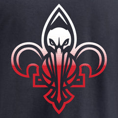 Navy New Orleans Pelicans Gradient Logo T-Shirt | NBA
