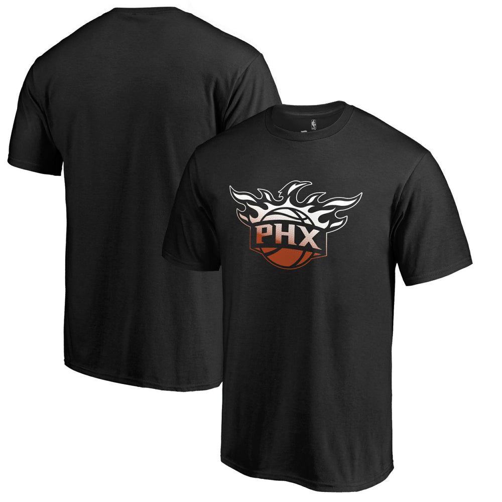 Black Phoenix Suns Gradient Logo T-Shirt | NBA
