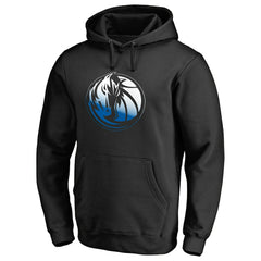 Black Dallas Mavericks Gradient Logo Pullover Hoodie sale | NBA