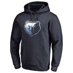 Navy Memphis Grizzlies Gradient Logo Pullover Hoodie | NBA