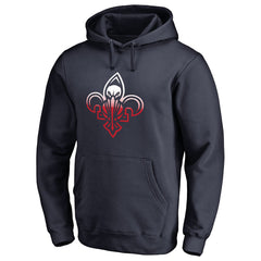 Navy New Orleans Pelicans Gradient Logo Pullover Hoodie | NBA