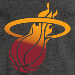 Black Miami Heat Gradient Logo Long Sleeve T-Shirt | NBA