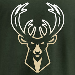 Green Milwaukee Bucks Gradient Logo Long Sleeve T-Shirt | NBA