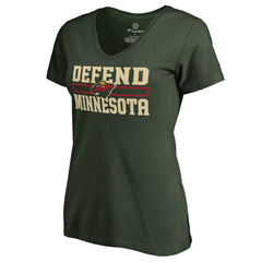 Minnesota Wild Women's Hometown Collection Defend T-Shirt - NHL T-shirts