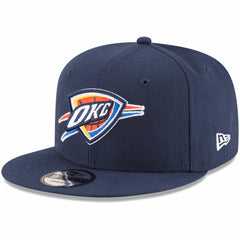 Navy Oklahoma City Thunder Team Color 9FIFTY Snapback Hat | NBA
