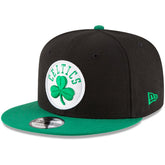 Black/Kelly Green Boston Celtics 2-Tone 9FIFTY Adjustable Snapback Hat | NBA