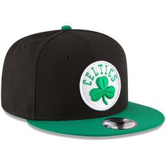 Black/Kelly Green Boston Celtics 2-Tone 9FIFTY Adjustable Snapback Hat | NBA