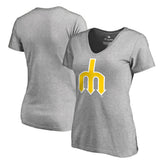 Seattle Mariners Women's Cooperstown Collection Forbes V-Neck T-Shirt - MLB T-shirts