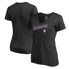 Arizona Diamondbacks Women's Core Wahconah V-Neck T-Shirt - MLB T-shirts