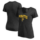 Pittsburgh Pirates Women's Core Wahconah V-Neck T-Shirt - MLB T-shirts