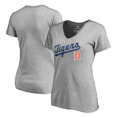 Detroit Tigers Women's Core Wahconah V-Neck T-Shirt - MLB T-shirts