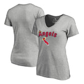 Los Angeles Angels Women's Core Wahconah V-Neck T-Shirt - MLB T-shirts
