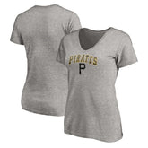 Pittsburgh Pirates Women's Core Wahconah V-Neck T-Shirt - MLB T-shirts