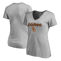 San Diego Padres Women's Core Wahconah V-Neck T-Shirt - MLB T-shirts