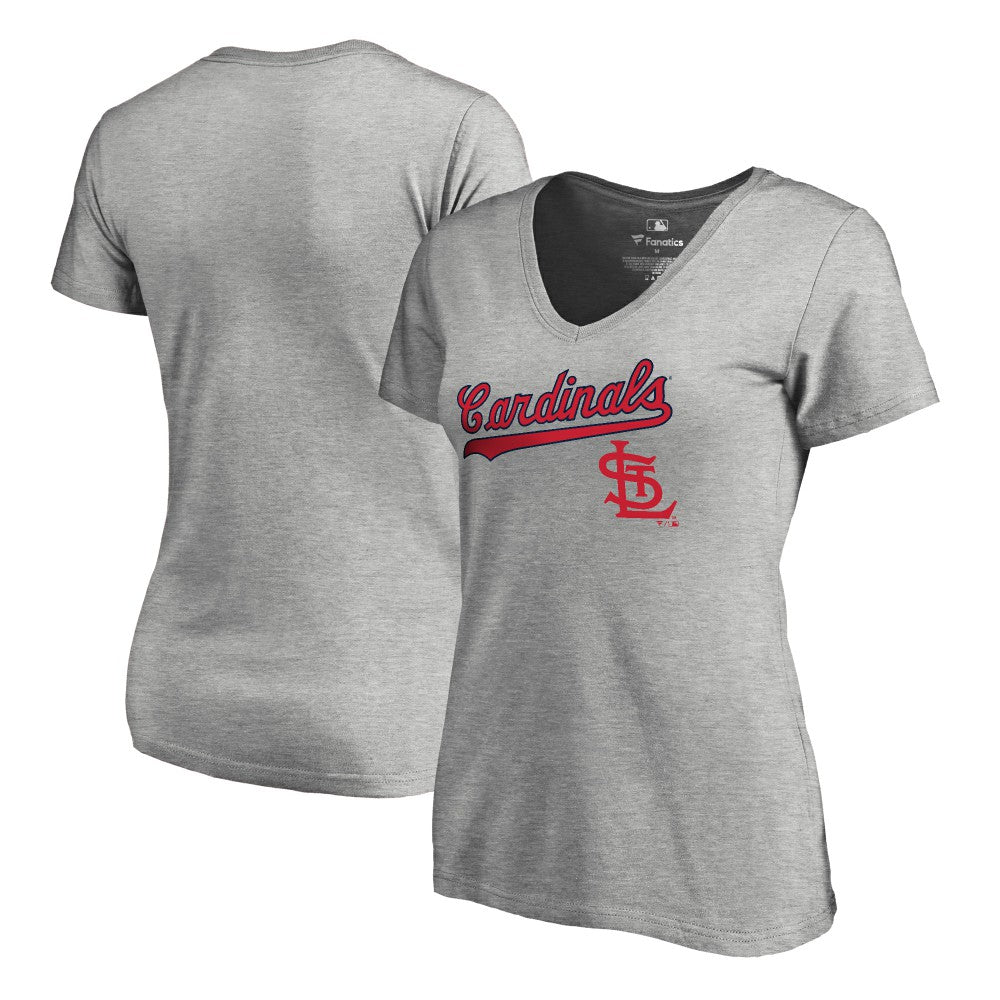 St. Louis Cardinals Women's Core Wahconah V-Neck T-Shirt - MLB T-shirts