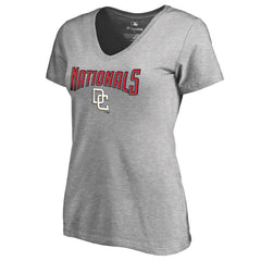 Washington Nationals Women's Core Wahconah V-Neck T-Shirt - MLB T-shirts