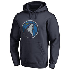 Navy Minnesota Timberwolves Primary Logo Pullover Hoodie | NBA