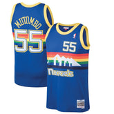 Blue Dikembe Mutombo Denver Nuggets 1991/92 Hardwood Classics Swingman Jersey sale | NBA
