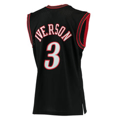 Black Allen Iverson Philadelphia 76ers 2000/01 Hardwood Classics Swingman Jersey sale | NBA