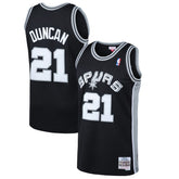 Black Tim Duncan San Antonio Spurs 1998/99 Hardwood Classics Swingman Jersey | NBA