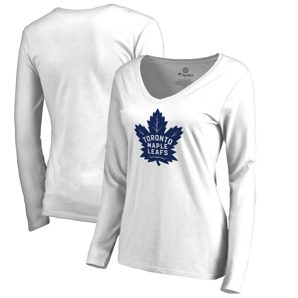 Toronto Maple Leafs Women's Primary Logo Long Sleeve T-Shirt - NHL T-shirts