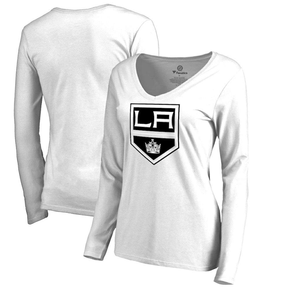 Los Angeles Kings Women's Primary Team Logo Long Sleeve T-Shirt - NHL T-shirts