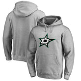 Dallas Stars Primary Team Logo Fleece Fitted Pullover Hoodie - NHL Hoodies