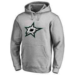 Dallas Stars Primary Team Logo Fleece Fitted Pullover Hoodie - NHL Hoodies
