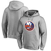 New York Islanders Primary Team Logo Fleece Fitted Pullover Hoodie - NHL Hoodies