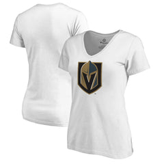Vegas Golden Knights Women's Alternate Primary Logo V-Neck T-Shirt - NHL T-shirts