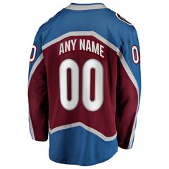 Colorado Avalanche Fanatics Home Breakaway Custom Jersey - NHL Jerseys