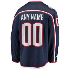 Columbus Blue Jackets Fanatics Home Breakaway Custom Jersey - NHL Jerseys