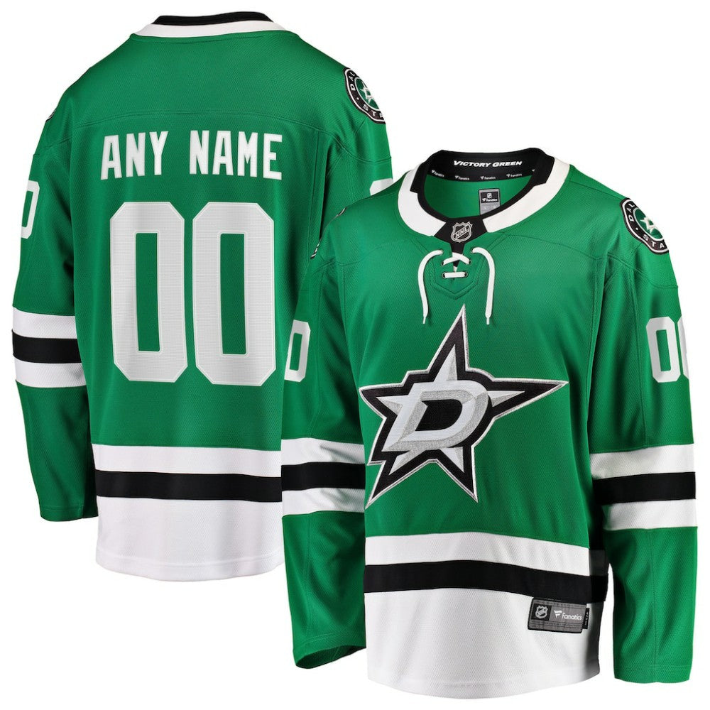 Dallas Stars Fanatics Home Breakaway Custom Jersey - NHL Jerseys
