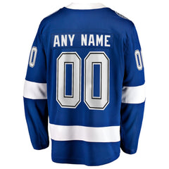 Tampa Bay Lightning Fanatics Home Breakaway Custom Jersey - NHL Jerseys