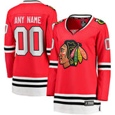 Chicago Blackhawks Fanatics Women's Home Breakaway Custom Jersey - NHL Jerseys