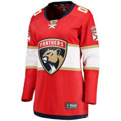 Florida Panthers Fanatics Women's Home Breakaway Custom Jersey - NHL Jerseys