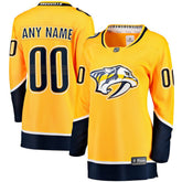 Nashville Predators Fanatics Women's Home Breakaway Custom Jersey - NHL Jerseys