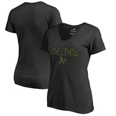 Athletics Women's Camo T-Shirt - MLB T-shirts