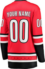Carolina Hurricanes Fanatics Women's Alternate Breakaway Custom Jersey - NHL Jerseys