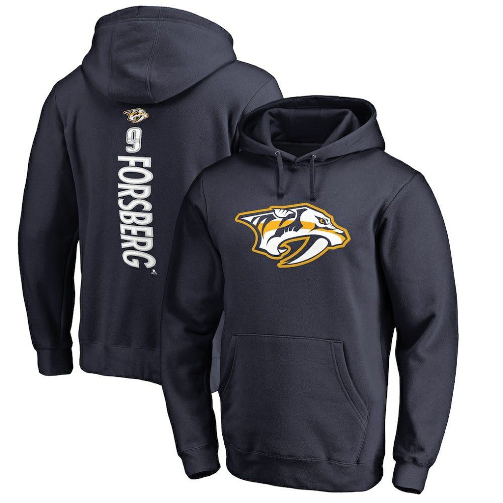 Filip Forsberg Nashville Predators Backer Pullover Hoodie - NHL Hoodies