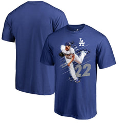 Clayton Kershaw Los Angeles Dodgers Fade Away T-Shirt - MLB T-shirts