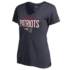 New England Patriots Women's Nostalgia V-Neck T-Shirt | NFL On sale