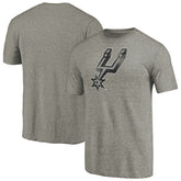 Heather Gray San Antonio Spurs Distressed Team Logo Tri-Blend T-Shirt | NBA