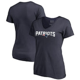 New England Patriots Women's Wordmark V-Neck T-Shirt | NFL Near me