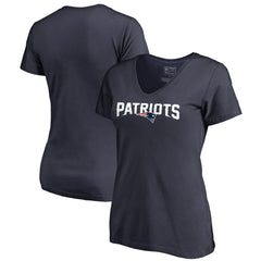 New England Patriots Women's Wordmark V-Neck T-Shirt | NFL Near me