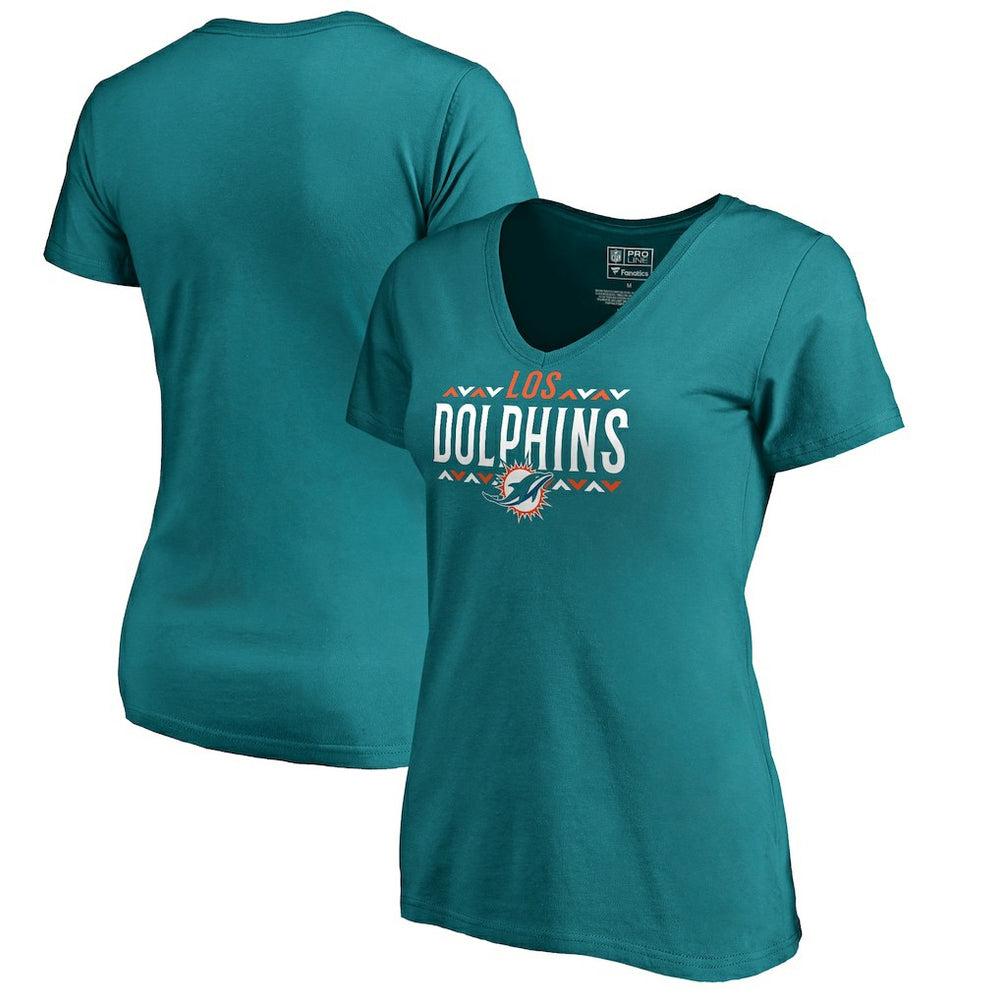 Miami Dolphins Women's Arriba V-Neck T-Shirt | NFL Near me