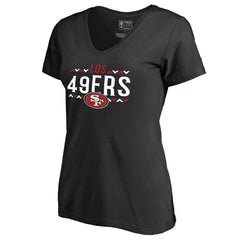 San Francisco 49ers Women's Arriba V-Neck T-Shirt | NFL Near me